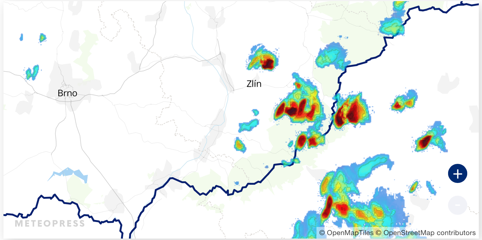 V sobotu očekáváme další bouřky
