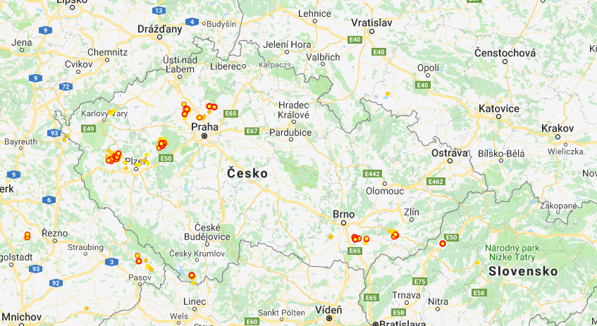 Středeční bouřky v Česku : Meteopress | Předpověď počasí ...