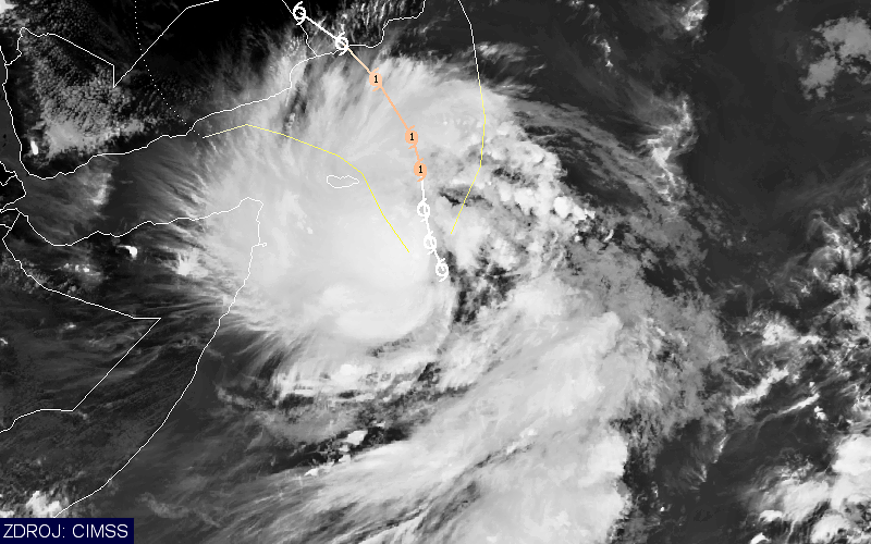 U Somálska zrozena další tropická cyklóna