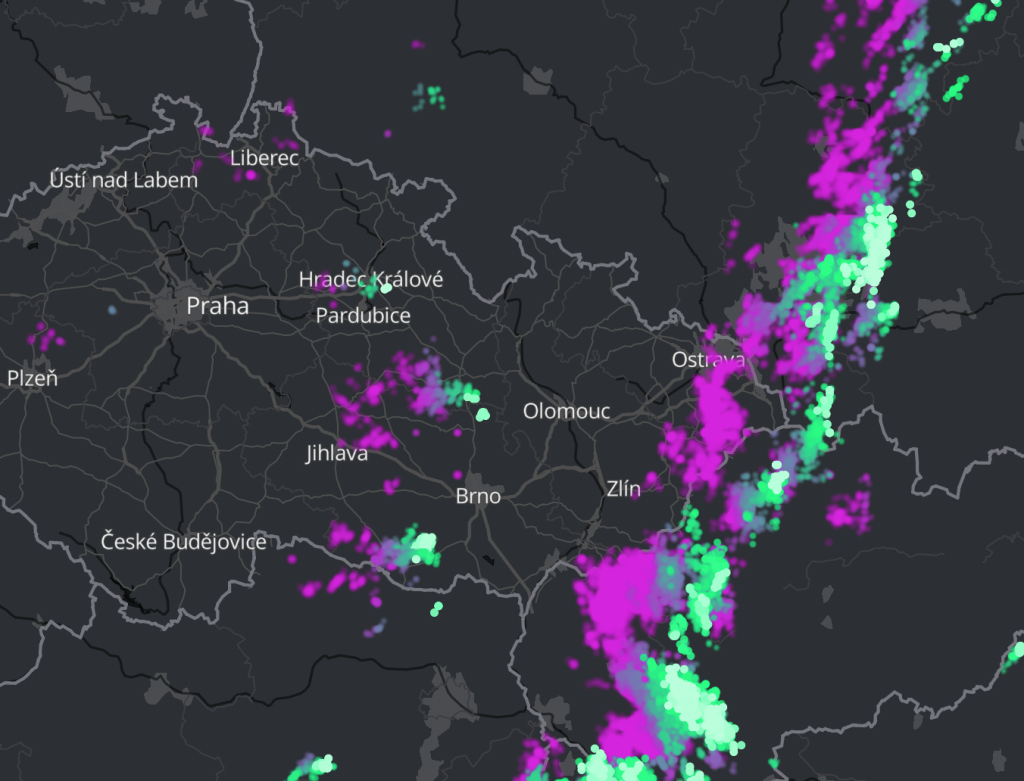 Nová bleskoměrná síť od Meteopressu v BETA provozu