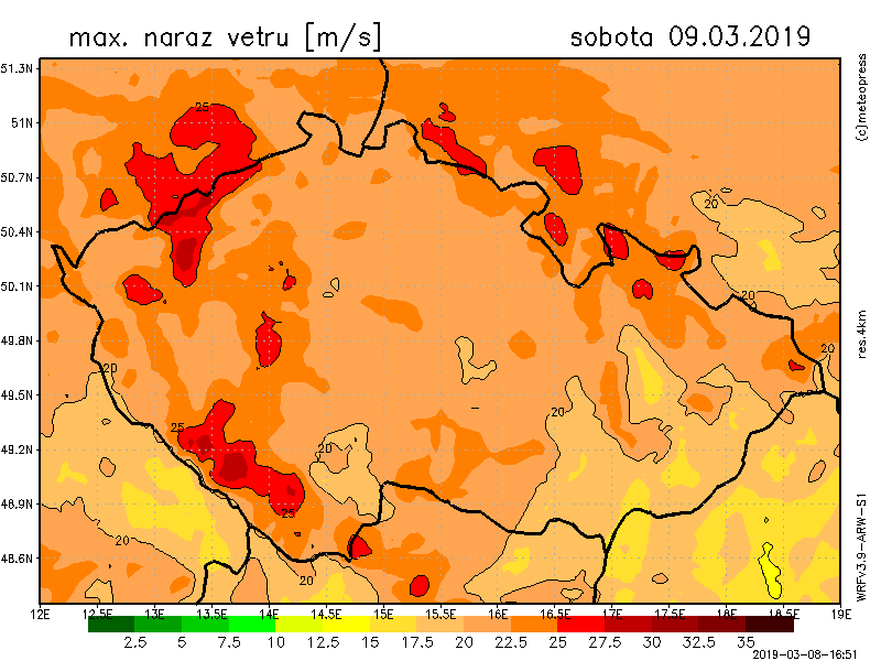 Větrná a zatažená sobota