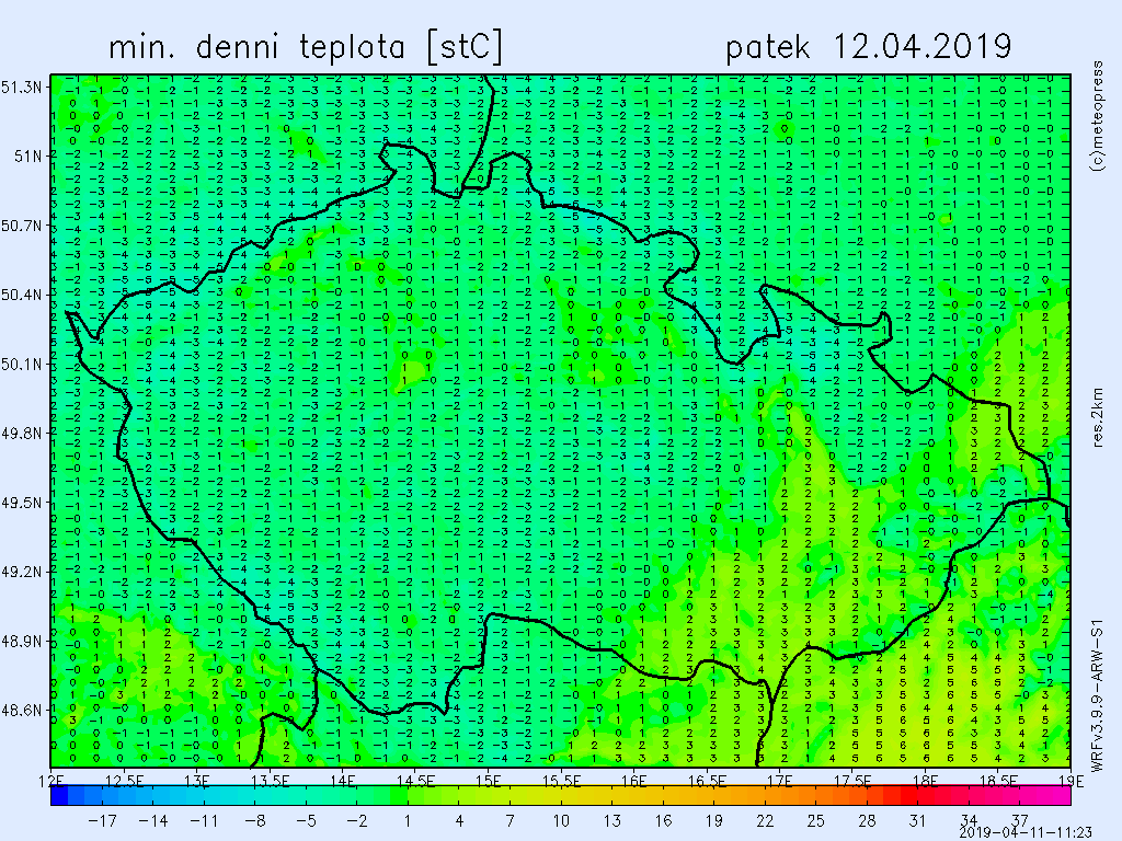 V pátek pozor na noční mrazíky, přes den může i sněžit!