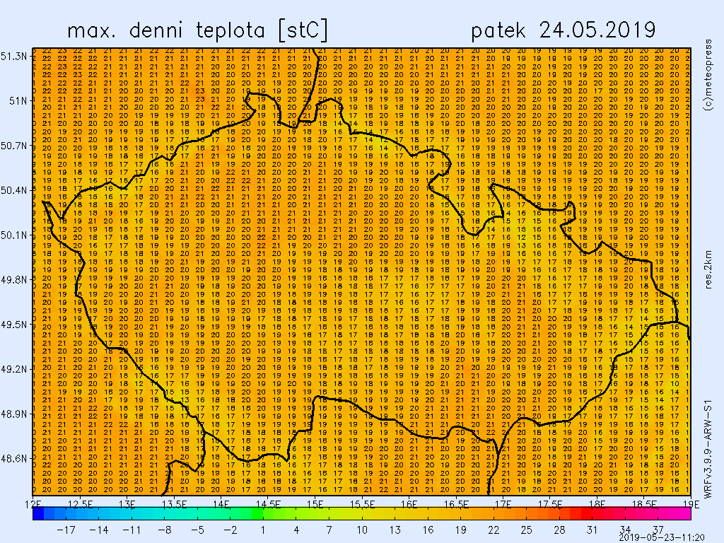 V pátek se vyjasní a teploty přesáhnou 20 °C