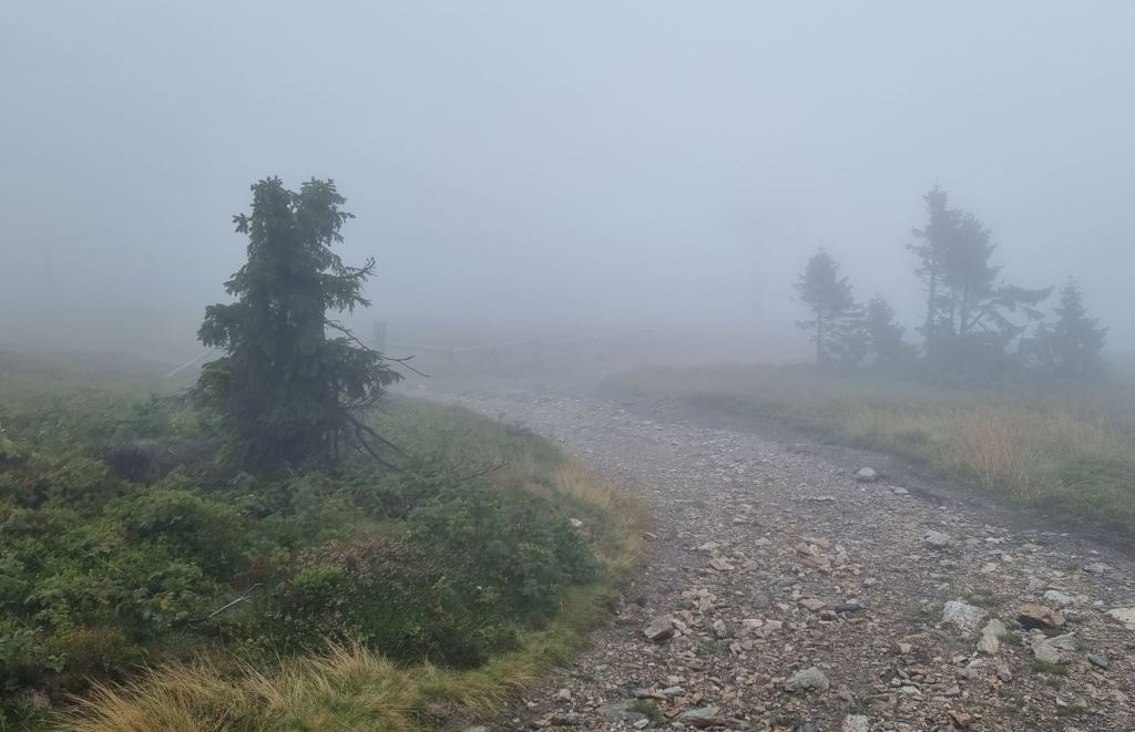V pondělí většinou zataženo a mlhavo, teploty jen slabě nad 0 °C